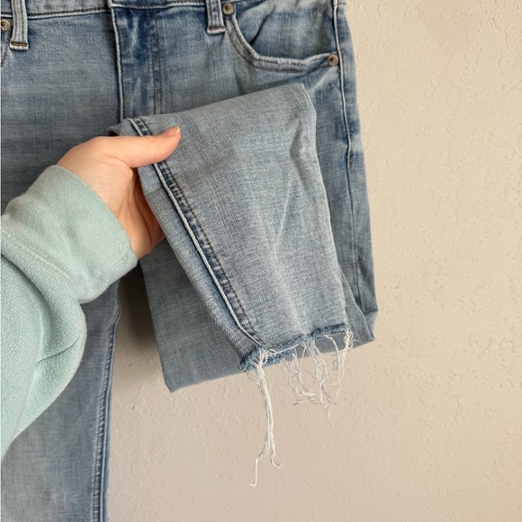 Pistola Light Wash Natural Hem Blue Denim Skinny Jean Women’s 27 Stretch - Picture 2 of 5